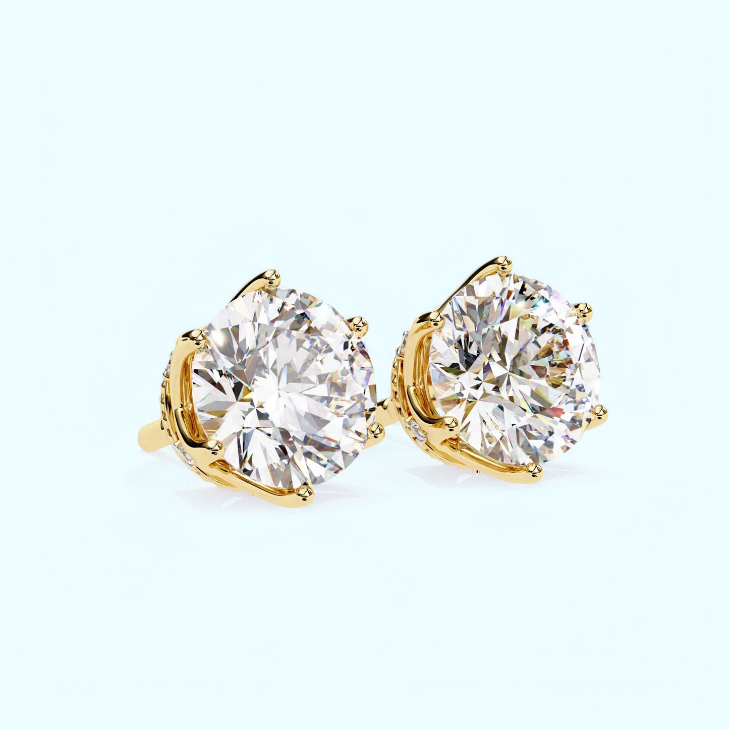 Regal Crown Diamond Studs